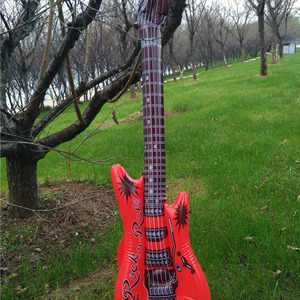 Guitarra Inflable de PVC, Juguete Musical de Simulación para Niños, Tema Rock, Accesorio para Fiestas al Aire Libre - Product Image 3
