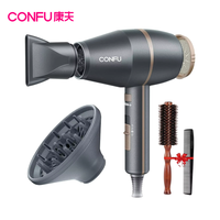 Sèche-cheveux ionique professionnel CONFU 2200W avec moteur AC KF-5915 Prise UK pour hôtel, voyage et utilisation en extérieur