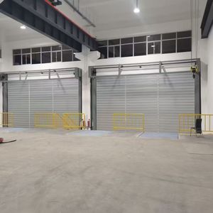 <span class=keywords><strong>Porte</strong></span> spirale industrielle anti-vent en <span class=keywords><strong>aluminium</strong></span> haute vitesse |   <span class=keywords><strong>Porte</strong></span> à enroulement automatique pour entrepôt et usine - Product Image 2