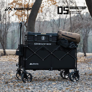 चमक यात्रा पर्वत मज़ा ऑल-एरिया स्टोरेज कार्ट फोल्डेबल पोर्टेबल चार-पहिया ट्रॉली हाथ पुश - Product Image 3