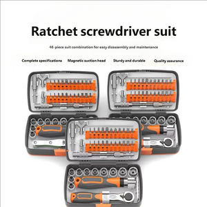 Set di Cacciaviti Multifunzione da 38 Pezzi con Chiave a Cricchetto e Bussole, Kit di Utensili Manuali Industriali OEM per Fai-da-Te con Punte Intercambiabili - Product Image 3