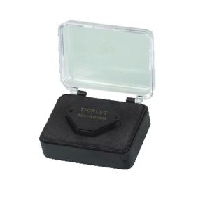 Loupe de bijoutier portable pliable MG22184 10x 18mm en métal à triple loupe - Product Image 2