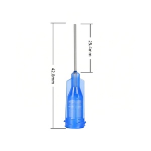 Punta de Dispensación de Acero Inoxidable de Calibre 22G de 1 Pulgada con Conector Luer Lock de Plástico para Dispensador de Jeringas No Médicas - Product Image 2