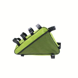Sac de cadre de vélo, accessoires de vélo, pochette pour vélos de route, sac de cyclisme vert - Product Image 2