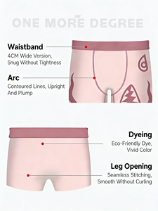 Slip <span class=keywords><strong>Boxer</strong></span> da <span class=keywords><strong>Uomo</strong></span> Traspiranti con Stampa Digitale in Poliestere, Personalizzabili con Logo, Comodi per lo Sport - Vendita all'Ingrosso - Product Image 4