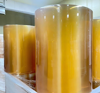 Film alimentaire en PVC moulé de qualité alimentaire 10-15μm, rouleau de film étirable souple pour l'emballage des aliments frais