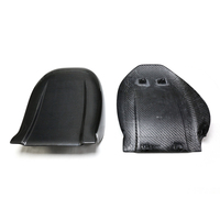 Housse de dossier de siège en fibre de carbone sèche pour Tesla Model 3 Y X S Garniture intérieure style pâte