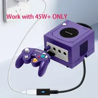 Câble de type C pour NGC USB-C PD 45W, adaptateur de charge rapide pour Nintendo GameCube, cordon d'alimentation, accessoires de jeu