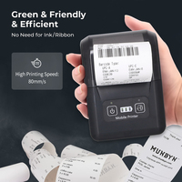 Mini imprimante de reçus thermique portable bluetooth alimentée par batterie imprimante portable pos Pocket Mobile Handheld