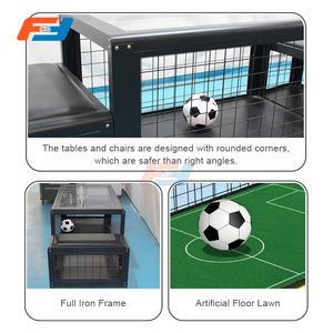 <span class=keywords><strong>Subsoccer</strong></span> 7 Pro, Futbolín de 4 Pies para Debajo del Escritorio, Juego de Fútbol Sala que Ahorra Espacio, Equipo Deportivo Multijugador con Montaje Rápido - Product Image 5