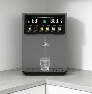 Distributeur d'eau chaude instantanée intelligent avec grand écran tactile, chaudière économe en énergie pour usage domestique et hôtelier, double installation - Product Image 1