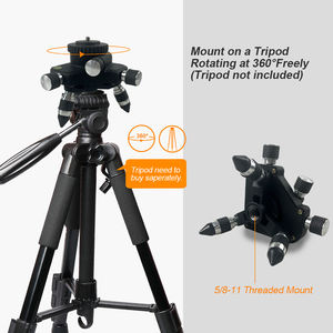 מתאם ברמת לייזר מתכת בסיס מסתובב 360 מעלות לחצובה ברמת לייזר אופקית MT2 מיקרו-התאמת סיבוב עדין - Product Image 4