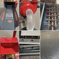 Machine à hacher l'herbe fourragère pour l'alimentation animale, hache-paille et broyeur, machine à hacher le foin pour élevage de volailles, vente chaude