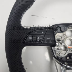 Volant en cuir perforé le plus vendu pour Audi A3 A4 A5 A6L A8 Q3 Q5 Q7 Q8 TT B9 - Product Image 6
