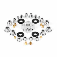 Base de montage à ventouse en aluminium usinée CNC de haute précision pour la robotique industrielle et les systèmes d'automatisation
