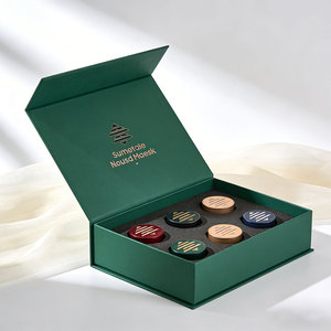 Scatola di Lusso Personalizzata in Carta per <span class=keywords><strong>Tè</strong></span>, Confezione <span class=keywords><strong>Regalo</strong></span> Aziendale di Alta Gamma, Scatola Rigida in Cartone con Coperchio Magnetico e Imbottitura in EVA - Product Image 1