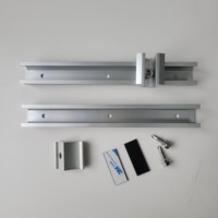 Rail en U court sur mesure pour l'installation solaire sur toiture en tôle métallique, construction photovoltaïque commerciale