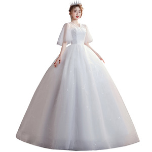 Robes <span class=keywords><strong>de</strong></span> mariée à col en V extrêmement éthérées à la mode blanche pour anniversaire sexy élégantes - Product Image 5