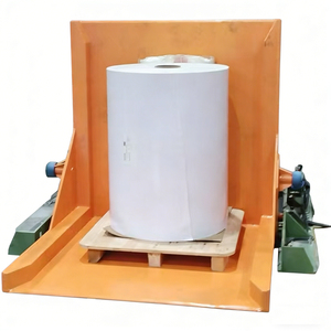 เครื่องยกไฮดรอลิกไฟฟ้าแบบปรับตำแหน่งได้ ยี่ห้อ JOMA รุ่น Custom 0-90 <span class=keywords><strong>Coil</strong></span> Repositioning Upender รับน้ำหนักได้ 25,000 ปอนด์ สำหรับเครื่องจักรบรรจุภัณฑ์เสริม - Product Image 4