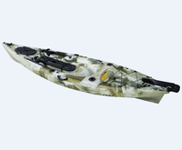 Kayak de pêche simple pour adultes, en plastique, 3.1 à 4m de long, bateau (m), pas cher, avec garantie de 3 ans