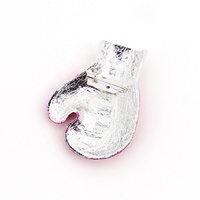 Broche ruban rose de sensibilisation au cancer du sein médical strass personnalisé pour cadeaux d'infirmière