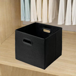 Chất Lượng Cao Ráp Vải Không Dệt Cube Thùng Có Thể Gập Lại Vải Lưu Trữ Hộp Cho Đồ Chơi Vải - Product Image 2