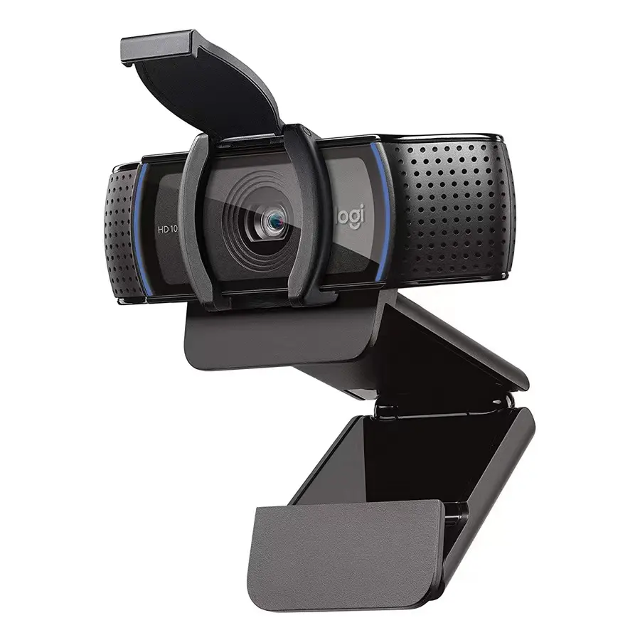 Logitech Webcam C920eHd Webcamビデオチャット録画UsbカメラHdスマート1080pWebカメラ (コンピューター用) WebcamC920アップグレードVersi