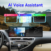 Autoradio multimédia Baoshang double écran tactile 10,1'' Android 15 pour LEXUS RX 2009-2014 avec navigation GPS et CarPlay sans fil