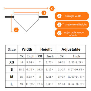 مريلة كلب جديدة قابلة للتعديل للكلاب الصغيرة الياقات ربطة العنق وشاح القط جرو عصابات للقطط الثلاثي القوس العلاقات الحيوانات الأليفة الاستمالة 35 - Product Image 6