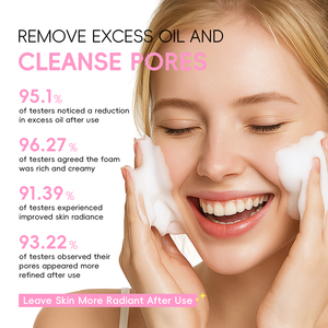 LAIKOU 50 กรัม 5 in 1 GLOW up SUPER CLEANSER ครีมล้างหน้า ไวท์เทนนิ่ง ทำความสะอาดล้ำลึก ขจัดสิวเสี้ยน - Product Image 5
