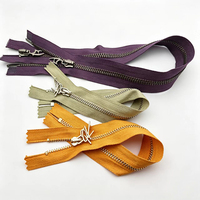 Fermeture éclair métallique à glissière fermée avec tirette personnalisée et logo pour vêtements, sacs et chaussures – Fabricant