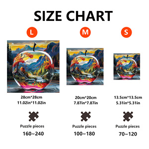 Chất lượng cao <span class=keywords><strong>3D</strong></span> giải pháp đồ chơi bằng gỗ ghép hình bằng gỗ hình học nhiều hình dạng câu đố - Product Image 6