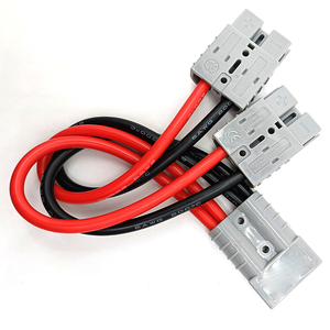 สายเชื่อมต่อแบตเตอรี่แบบ Y คู่ 1 ต่อ 2 พร้อมหัวต่อแบตเตอรี่ 10AWG สำหรับรถยนต์ รถบรรทุก รอกไฟฟ้า รถยก - Product Image 1