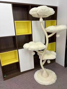 Nhà Máy Bán Buôn Rèn Sắt <span class=keywords><strong>Sisal</strong></span> Lớn Mèo Cây Gãi Tháp Gãi Bài Mèo Condo Tháp Hiện Đại Mèo Leo Núi Cây - Product Image 2