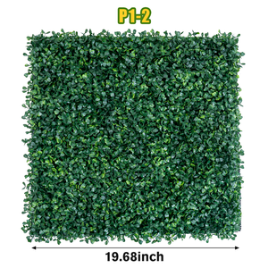 P1-2 Panneaux de verdure artificielle en gros pour clôture extérieure, plantes artificielles, <span class=keywords><strong>gazon</strong></span> <span class=keywords><strong>synthétique</strong></span>, mur pour l'intimité, décoration de jardin - Product Image 6