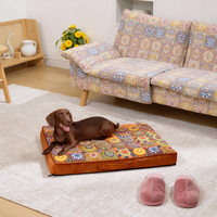 Matelas pour animaux de compagnie rectangulaire personnalisé, lit pour chien imperméable, coussin pour chien de différentes tailles, housse amovible et lavable, canapé-lit