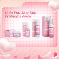 Sets de Cuidado Facial de Lujo con Vitamina C y Arroz Natural, Kits Faciales 4 en 1, Suero, Limpiador, Tónico, Spray, Tratamiento para el Acné