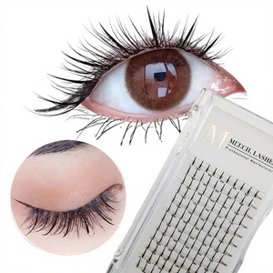 Wholesale High Quality Handmade <b>Lashes</b> 3D Spike Eyelash Clusters Extensions Hanoi Vietnam Synthetic Hair 12 Rows - Product Image 1