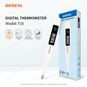Genial Baby Termómetro <span class=keywords><strong>digital</strong></span> Hogar Impermeable Termómetro de pantalla grande <span class=keywords><strong>Precio</strong></span> de fábrica Soporte OEM ODM - Product Image 4