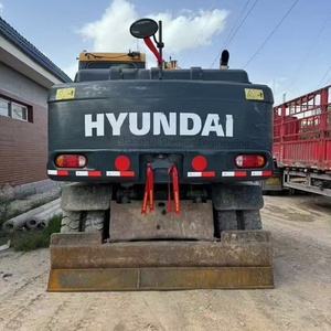 Excavatrice sur pneus d'occasion Hyundai 150WVS 2014, excavatrice hydraulique sur pneus d'occasion au meilleur prix - Product Image 2