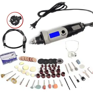 Professional 6mm speed control electric carving tool electric mill jade woodworking polishing set