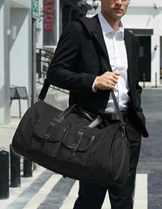 Échantillon gratuit Sac à vêtements de haute qualité, valise suspendue à double usage, sac d'affaires/sac de voyage pour homme et femme - Product Image 4