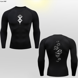 Camiseta Deportiva de Manga Corta para Hombre, Diseño Anime <span class=keywords><strong>Berserk</strong></span> Guts, <span class=keywords><strong>180</strong></span> Gramos, Transpirable, Absorbe la Humedad, para Gimnasio y Fitness - Product Image 2