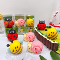 Nouvel effaceur de crayons mécanique au design abeille, coccinelle et escargot – Adorable motif en silicone de dessin animé pour étudiants