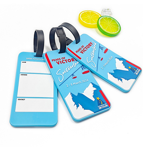 Etiqueta de Equipaje de Silicona PVC Suave Personalizable con Logotipo, Accesorios de Viaje, Etiqueta de Equipaje Promocional para Negocios - Product Image 3