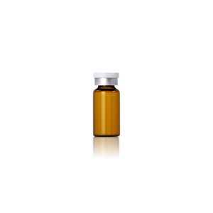 Flacon de poudre lyophilisée personnalisé, emballage pharmaceutique brun anti-lumière pour produits de santé avec bouchon - Product Image 4