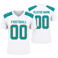 Maillot de football personnalisé avec nom d'équipe et numéro de joueur brodés, uniforme sportif durable pour les fans et les équipes