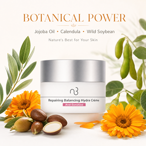 <span class=keywords><strong>Crema</strong></span> Viso Idratante e Riparatrice per Pelle Secca e Sfogliata, Nutrimento Bilanciato, Idratazione Profonda, Anti-Sensibilità - Product Image 2