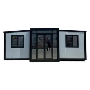 사무실 건물 프로젝트 스토리지 접이식 홈 3 침대 룸 컨테이너 하우스 중국 확장 강철 컨테이너 하우스 모바일 바 카페