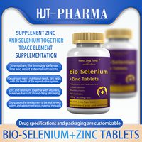Capsules de Bio-Sélénium + Zinc, Zinc et Sélénium purs, vitamines pour adultes pour soutenir le système immunitaire